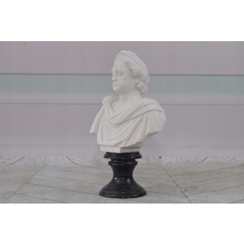Marmurowa Figura - Popiersie Cesarza Rzymskiego - Figura Rzeźba Marmur