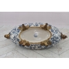Muzealna Patera Porcelanowa - Secesja Wazon Amfora Porcelana + Brąz Ozdoba