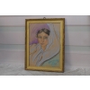 I. Witkiewicz Witkacy 1930 - Portret Dziewczynki Kobiety - Pastel - Obraz