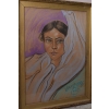 I. Witkiewicz Witkacy 1930 - Portret Dziewczynki Kobiety - Pastel - Obraz
