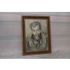 L. Wyczółkowski - Portret Mężczyzny - Pastel za Szkłem - Obraz