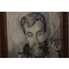 L. Wyczółkowski - Portret Mężczyzny - Pastel za Szkłem - Obraz