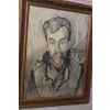 L. Wyczółkowski - Portret Mężczyzny - Pastel za Szkłem - Obraz
