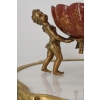 Patera Porcelanowa 4 Anioły - Czerwona Porcelana Anioł Amor - Miłosna Scena