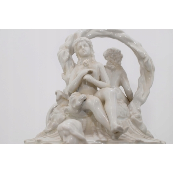 Porcelanowa Berlinka - Waza Porcelana na Zupę - Kobiety Nimfy - Dekoracja