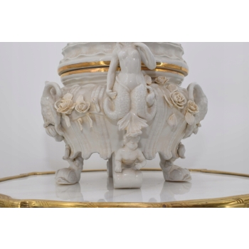 Porcelanowa Berlinka - Waza Porcelana na Zupę - Kobiety Nimfy - Dekoracja