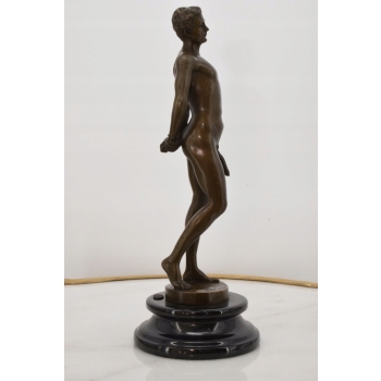 Figura Nagiego Mężczyzny - Akt Męski - Kamasutra - Rzeźba z Brązu