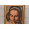 T De Łempicka - Portret Dziewczyny w Opasce na Głowie - Obraz Olejny