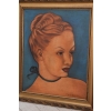 T De Łempicka - Portret Dziewczyny - Kobieta z Kokiem - Obraz Olejny