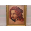 T De Łempicka - Portret Dziewczyny - Kobieta w Turbanie - Obraz Olejny