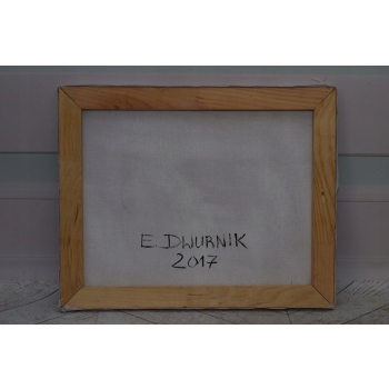 E. DWURNIK 2017 - Katowicki Spodek - Miasto Katowice - Obraz Pejzaż Sztuka