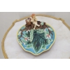 Porcelanowa Patera - Owocnik - Amor Anioł - Porcelana - Mydeniczka