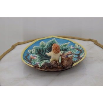 Porcelanowa Patera - Owocnik - Amor Anioł - Porcelana - Mydeniczka
