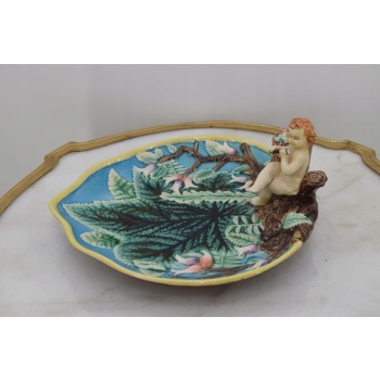 Porcelanowa Patera - Owocnik - Amor Anioł - Porcelana - Mydeniczka