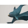 Kaskada Delfinów - Delfin - Figura Rzeźba z Brązu Patynowanego - Prezent