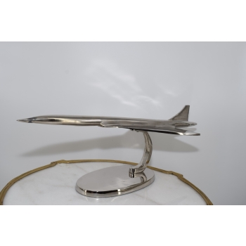 Duży Model Samolotu - Concorde - Aluminiowy Model Samolot - Prezent Pilot
