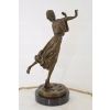 Zmysłowa Tancerka Art Deco - Philippe P. - Kobieta z Brązu - Figura Brąz