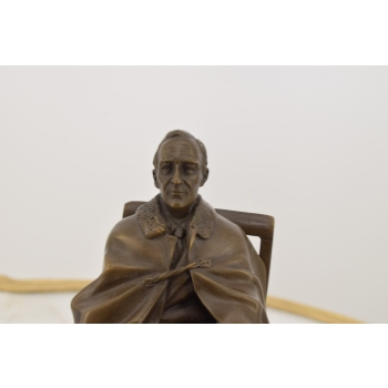 Konferencja Jałtańska - Stalin Roosvelt Churchill - Trzy Figury z Brązu