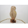 Porcelanowy Wazon - Mądra Sowa - Porcelana Figura Rzeźba - Ozdoba Prezent