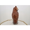 Porcelanowy Wazon - Mądra Sowa - Porcelana Figura Rzeźba - Ozdoba Prezent