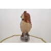 Porcelanowy Wazon - Mądra Sowa - Porcelana Figura Rzeźba - Ozdoba Prezent