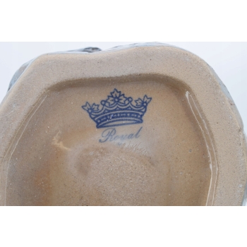 Porcelanowy Wazon - Mądra Sowa - Porcelana Figura Rzeźba - Ozdoba Prezent