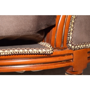 Sofa Kanapa - Legowisko Dla Psa Kota - Brązowe - Barok - Drewno