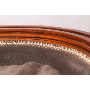 Sofa Kanapa - Legowisko Dla Psa Kota - Brązowe - Barok - Drewno
