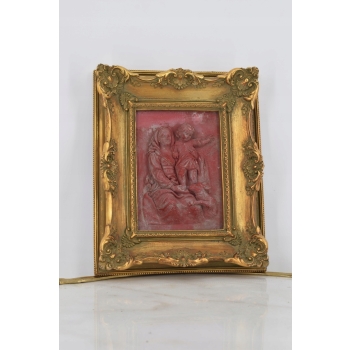 Obraz Alabaster - Matka Z Dzieckiem - Kobieta - Obraz Złota Rama - Ozdoba