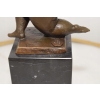 Modernistyczna Tancerka - Balerina - Akt Kobiety - Figura z Brązu- Ozdoba