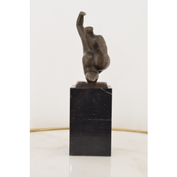 Modernistyczna Tancerka - Balerina - Akt Kobiety - Figura z Brązu- Ozdoba