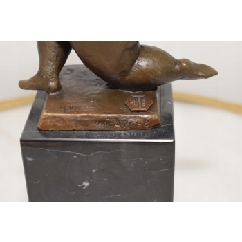 Modernistyczna Tancerka - Balerina - Akt Kobiety - Figura z Brązu- Ozdoba