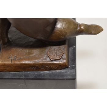 Modernistyczna Tancerka - Balerina - Akt Kobiety - Figura z Brązu- Ozdoba