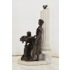 Mitologiczna Scena - Dwie Kobiety - Grecka Figura z Brązu - Rzeźba Prezent