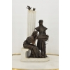 Mitologiczna Scena - Dwie Kobiety - Grecka Figura z Brązu - Rzeźba Prezent
