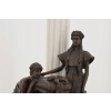 Mitologiczna Scena - Dwie Kobiety - Grecka Figura z Brązu - Rzeźba Prezent