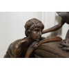 Mitologiczna Scena - Dwie Kobiety - Grecka Figura z Brązu - Rzeźba Prezent