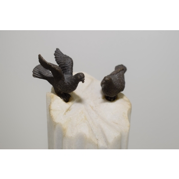 Mitologiczna Scena - Dwie Kobiety - Grecka Figura z Brązu - Rzeźba Prezent