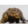 Przyczajona Puma - Pantera Gepard - Figura Rzeźba z Brązu - Prezent Ozdoba