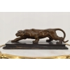 Przyczajona Puma - Pantera Gepard - Figura Rzeźba z Brązu - Prezent Ozdoba