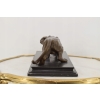 Przyczajona Puma - Pantera Gepard - Figura Rzeźba z Brązu - Prezent Ozdoba