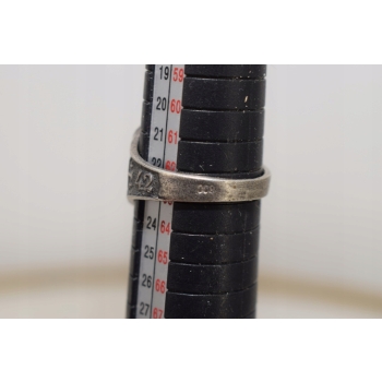 Srebrny Polski Patriotyczny Sygnet - Polska 1942 - Pierścień Jerusalem