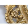 Złote Owalne Lustro Anioły - Amory - Kryształowe - Liście Kwiaty - Ozdoba