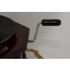 Gramofon - Patefon - 8 Kat - Mahoń - Sprawny - Zdobienia Tuba Rzeźbiona