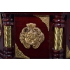 Gramofon - Patefon - 8 Kat - Mahoń - Sprawny - Zdobienia Tuba Rzeźbiona