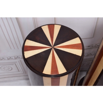 Kolumna Drewniana Postument - Stolik Kwietnik - Stojak Art Deco - Podest