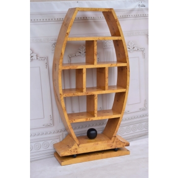 Duża Komoda Regał Art Deco - Szafka - Pomocnik - Biblioteka Francja Unikat