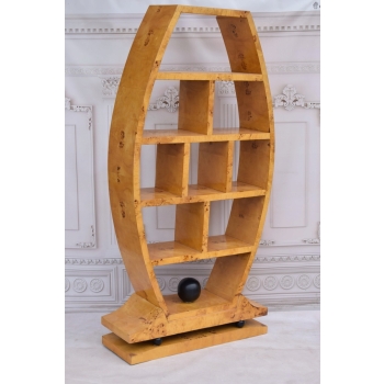 Duża Komoda Regał Art Deco - Szafka - Pomocnik - Biblioteka Francja Unikat