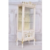 Duża Francuska Witryna – 100% Drewno – Creme – Gablota Serwantka