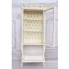 Duża Francuska Witryna – 100% Drewno – Creme – Gablota Serwantka